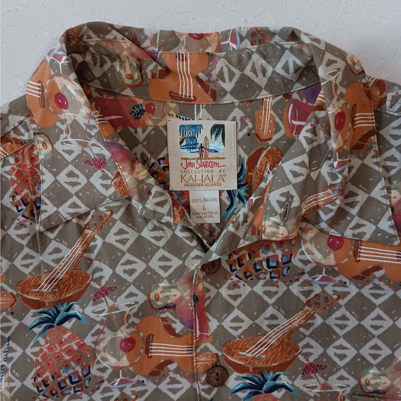 John Severson Collection KAHALA Hawaiian Islands Shirt - Picture 3 of 6
